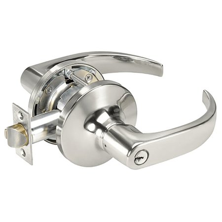 YALE Grade 1 Classroom Cylindrical Lock, Pacific Beach Lever, Conventional Cylinder, Bright Chrome Finish PB5408LN 625